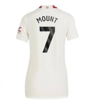 Manchester United Mason Mount #7 Tercera Equipación Mujer 2023-24 Manga Corta